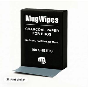MugWipes Charcoal Face Wipes | Oil Control | 2-3 Month Supply | Pocket-sized |